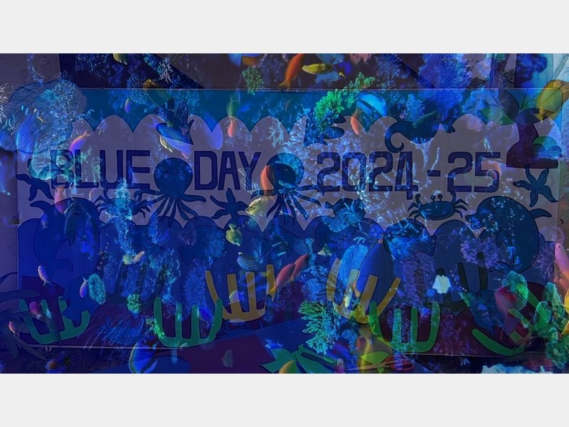 Blue day celebration