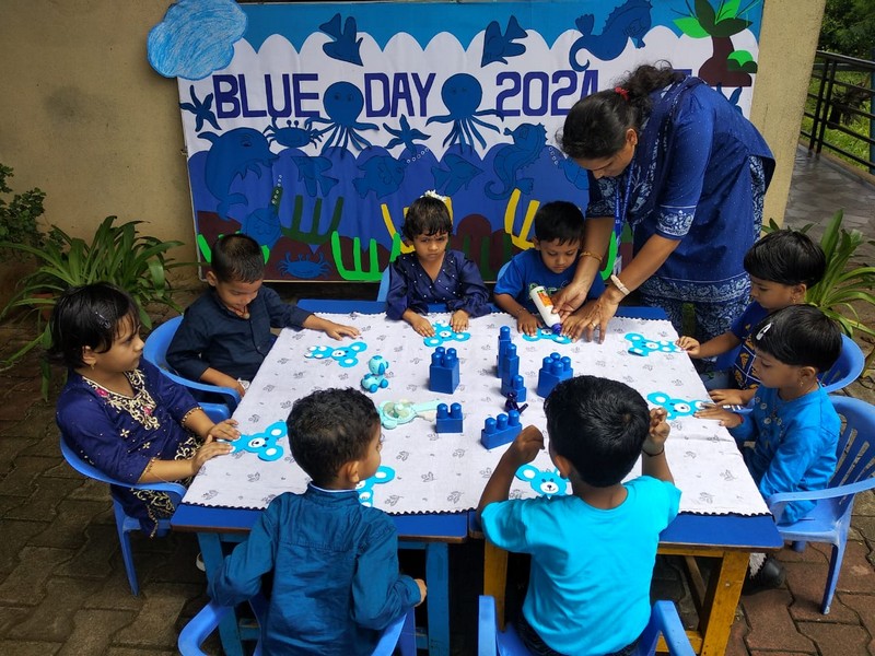 Blue day celebration